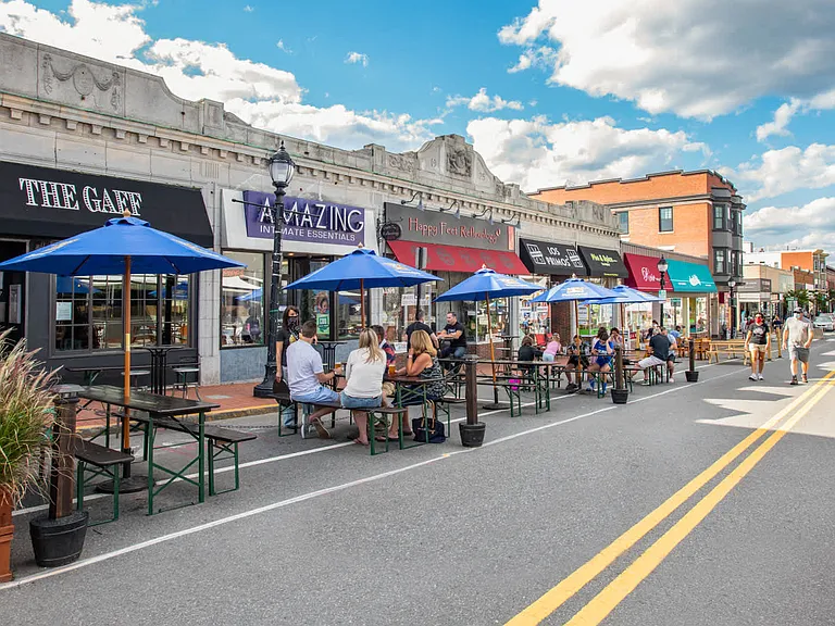Located on Moody Street, home to an incredible variety of dining and retailers.