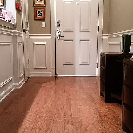 Foyer, wood floor.