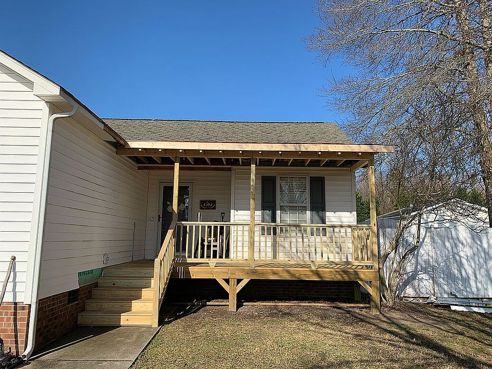 Updated front porch