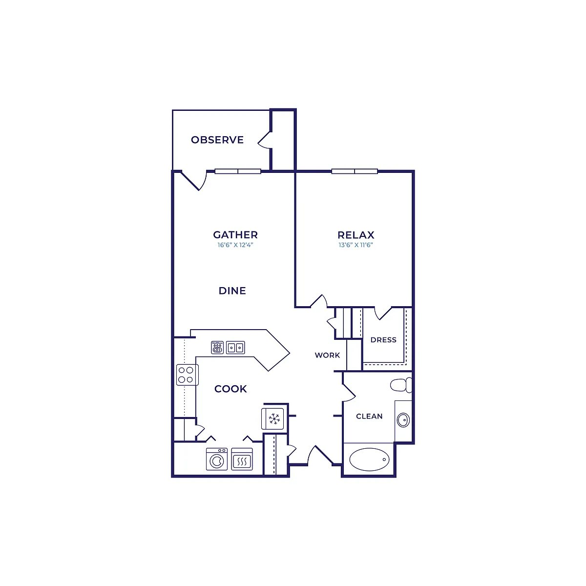 Floor plan Bennington