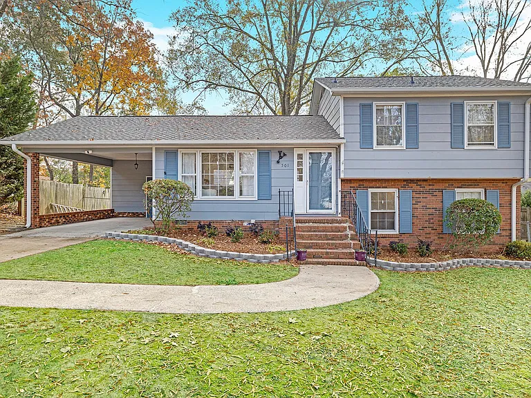 Exterior of the home with a view of the carport