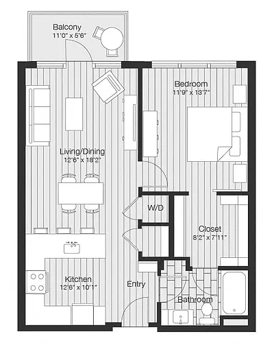 Floor plan A1R