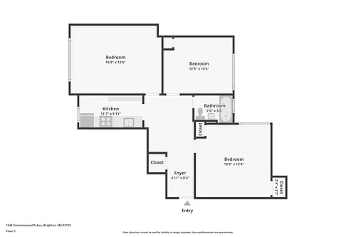 Floor plan 2 bed