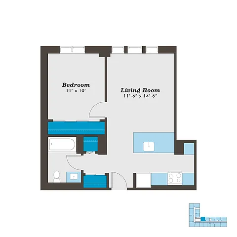 Floor plan suth1be