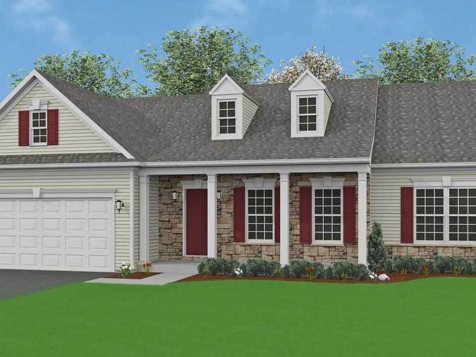 Elevation A - Optional Features Shown