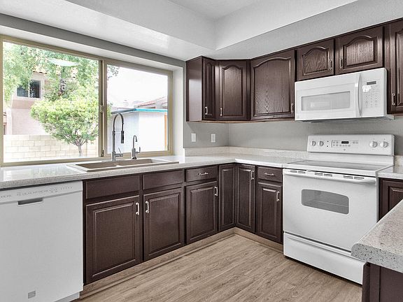 Beautiful Dark Wood Cabinets