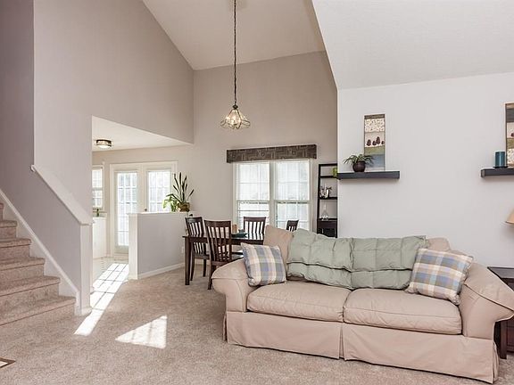 Living room, looking into dining room