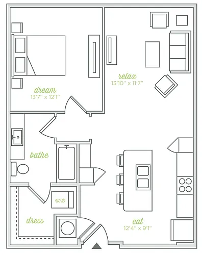 Floor plan A2c