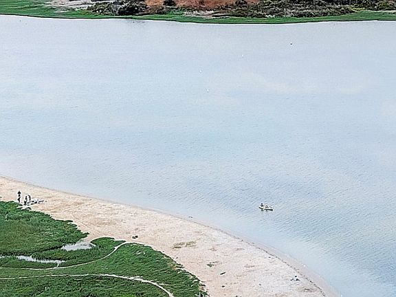 Steps to beach access and launching paddle boards