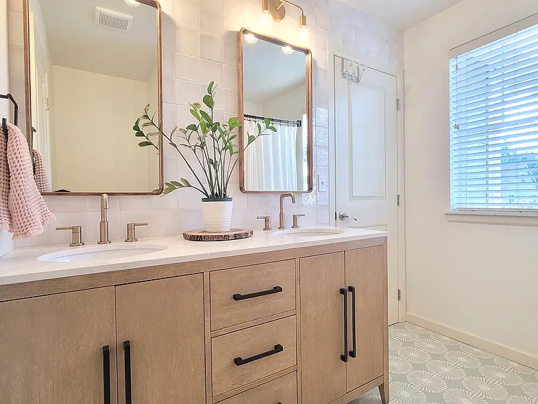 Jack and Jill bathroom