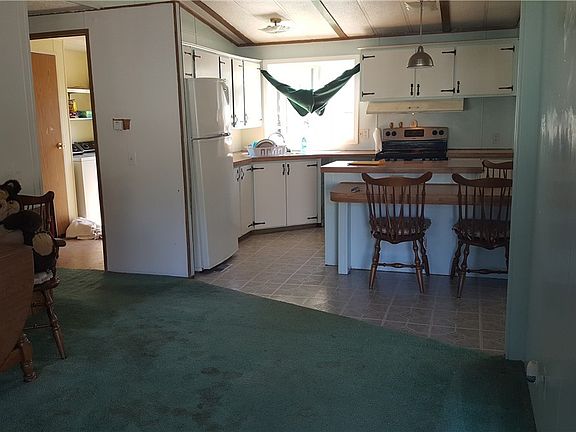 Kitchen with eating space & new flooring