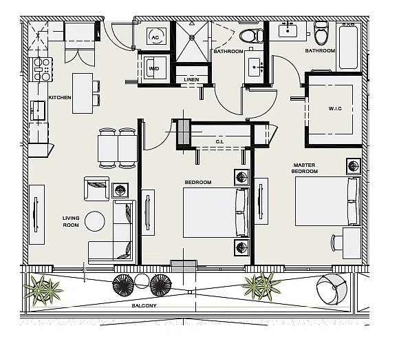 Floor plan B3