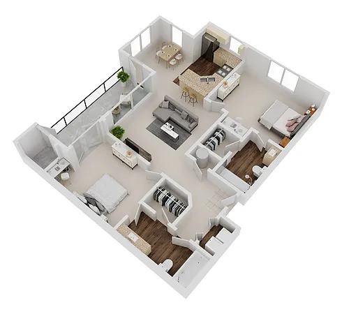 Floor plan Oca