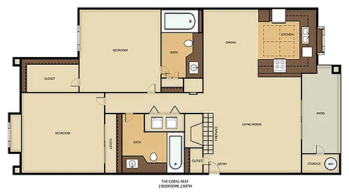 Floor plan Coral Reef