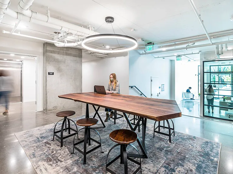 Co-working space at Vance in San Francisco, CA.