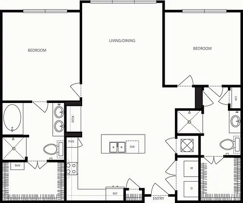 Floor plan Q