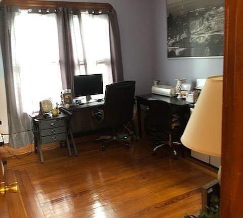 Office / bedroom with pocket doors and