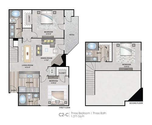 Floor plan C2-C