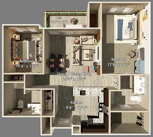 Floor plan The Tivoli