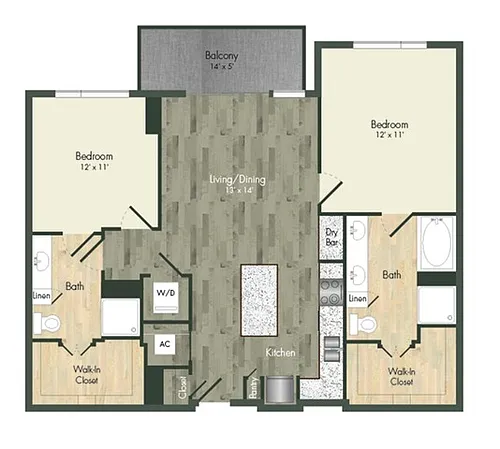 Floor plan B12