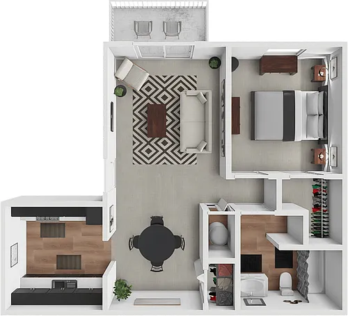 Floor plan The Carillon