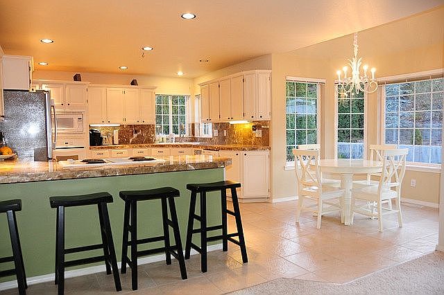 kitchen and dining nook