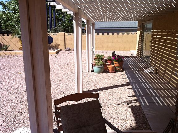 Back patio
