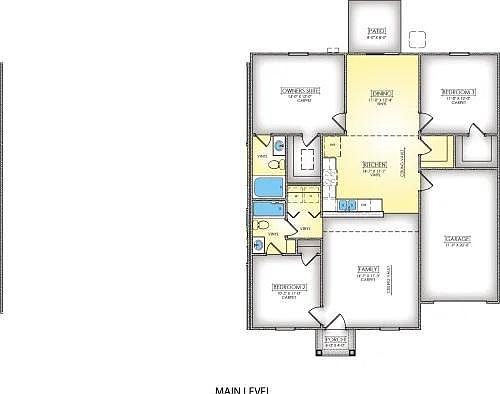 2188 Catlet Court floor plan elevation