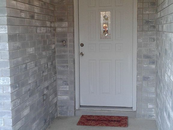 Lighted front door