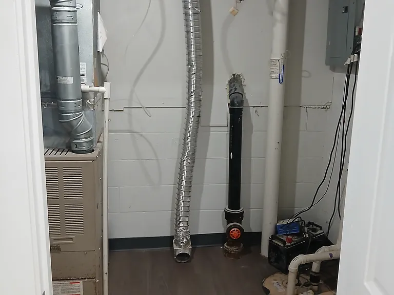 Utility Closet and Sump Pump
