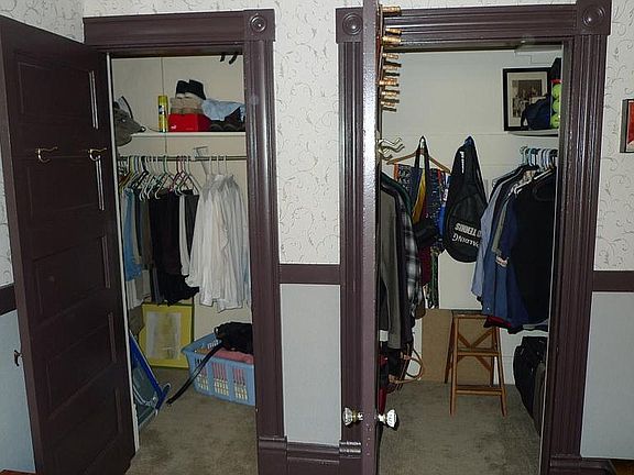 walk-in closets