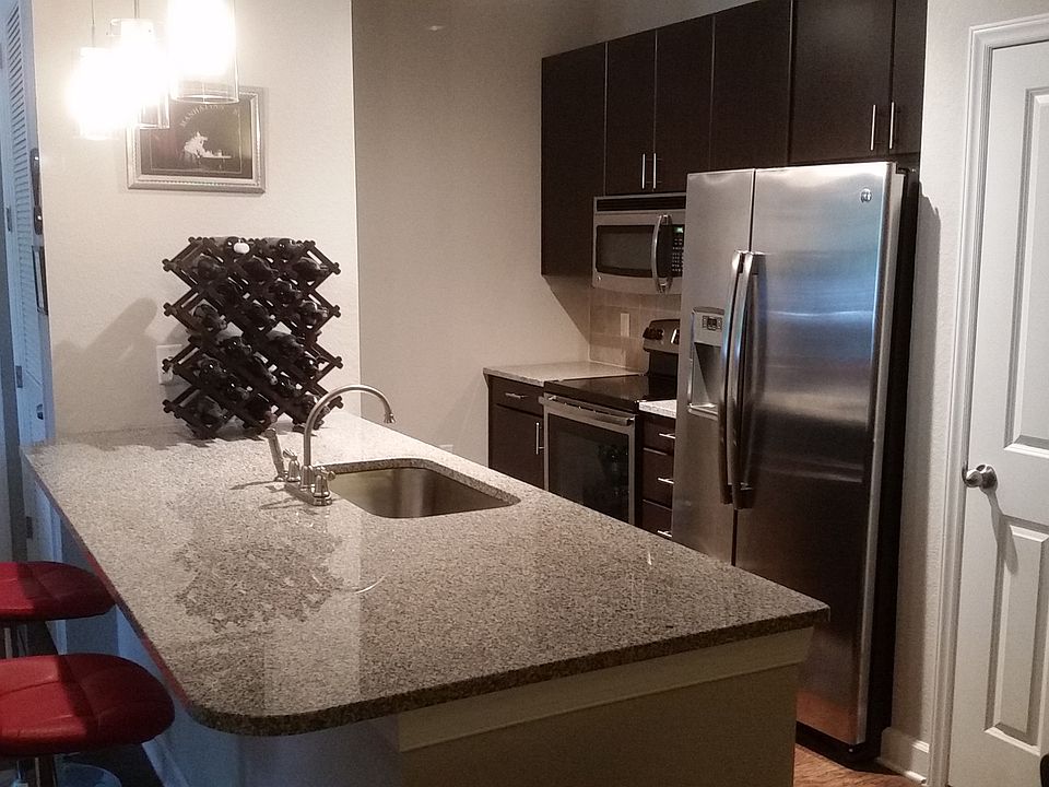 very modern kitchen with high quality appliances