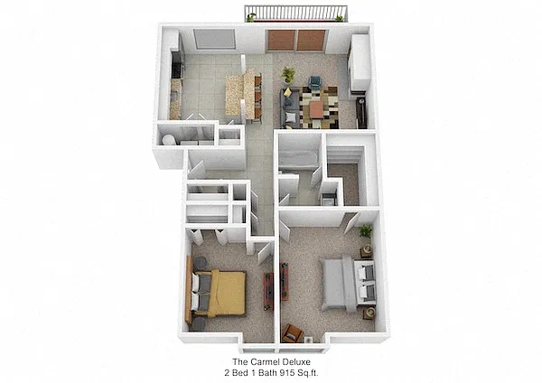 Floor plan The Carmel Deluxe
