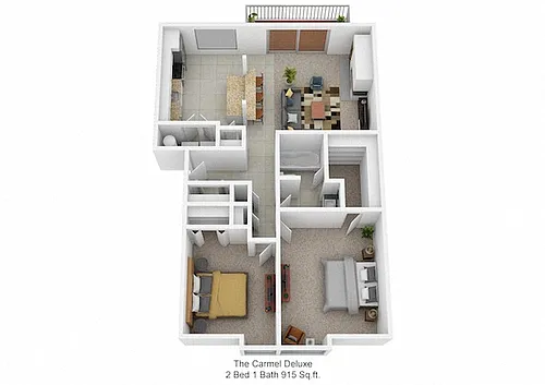 Floor plan The Carmel Deluxe