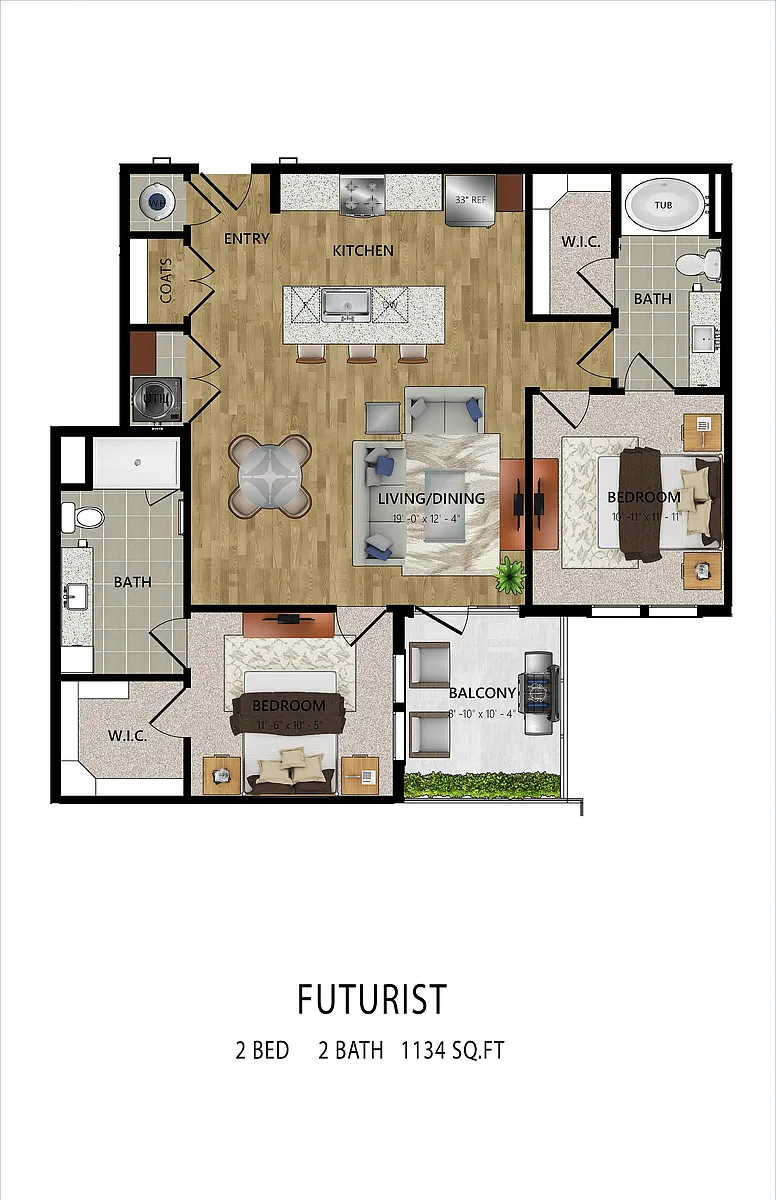 Floor plan Futurist