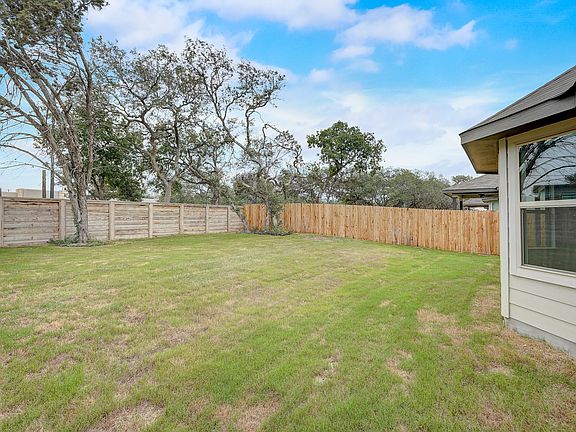 Backyard in the Oleander floorplan at a Meritage Homes community.