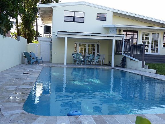 New Travertine Deck
