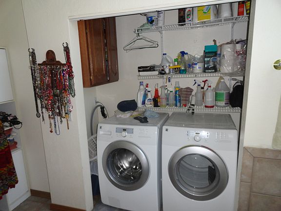 Laundry in main Bath