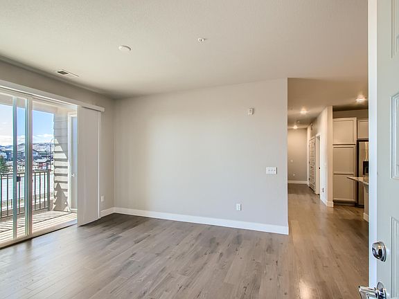 Living room with balcony.