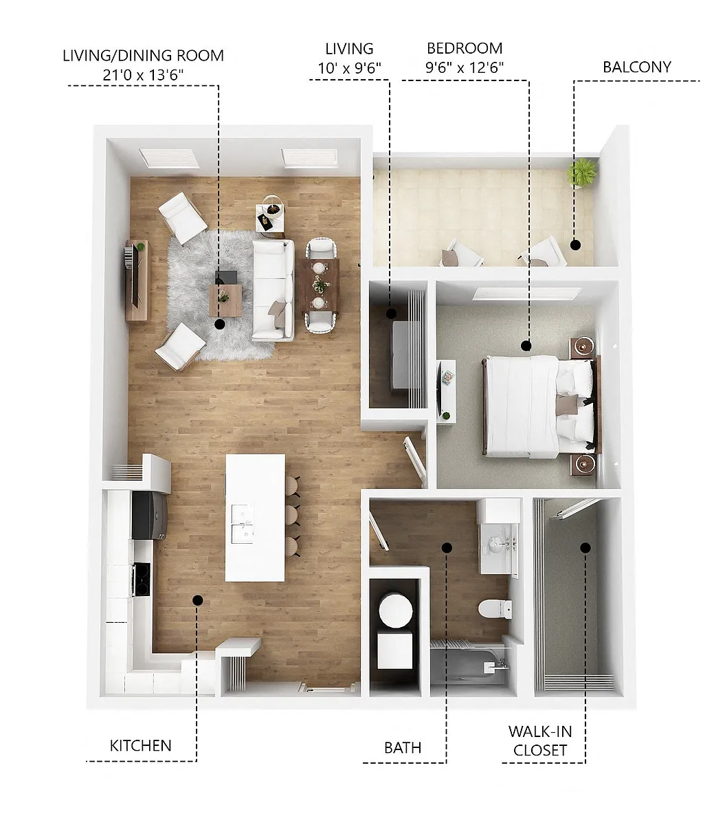 Floor plan A13