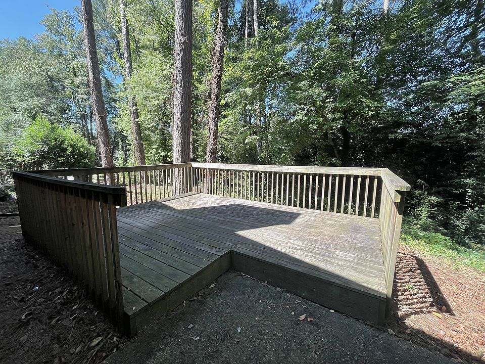 Spacious backyard patio
