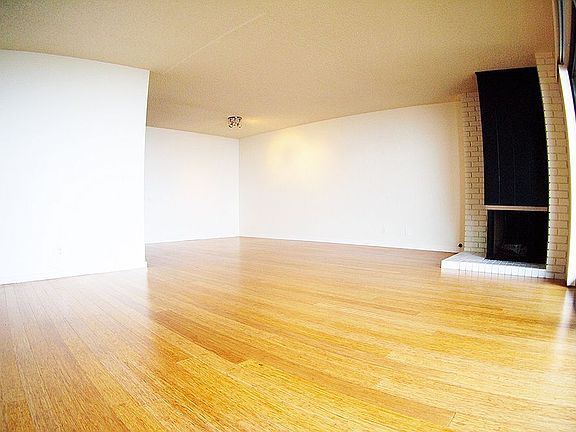Open living/dining area
