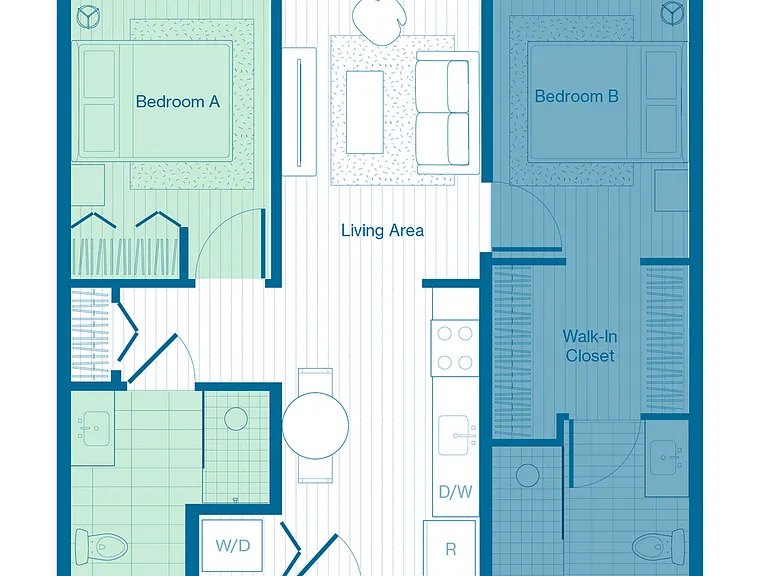 Coliving - Layout B1.3 Coliving - Layout B1.3
