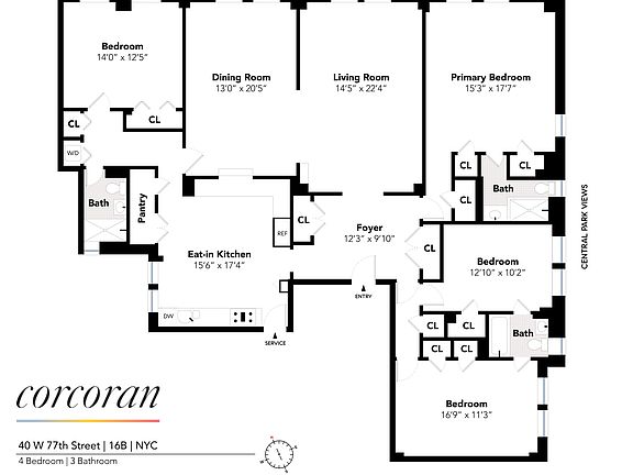 2nd image of 40 W 77th St #16B