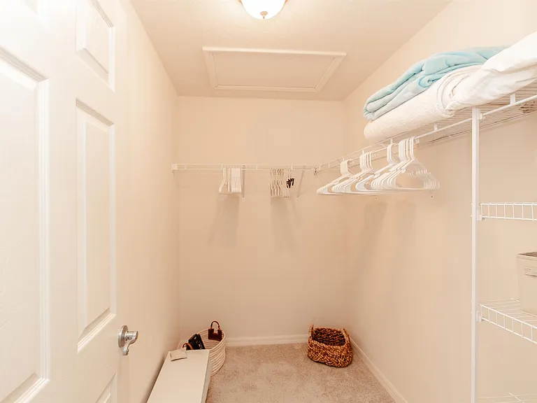 Master bedroom closet