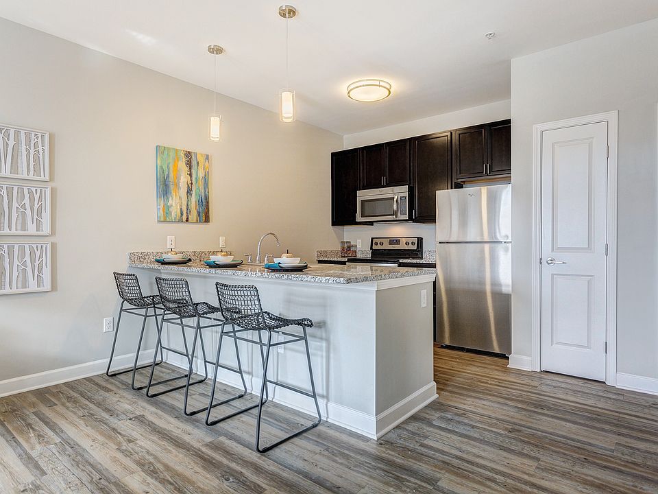 Contemporary Kitchen with Granite Counter Tops