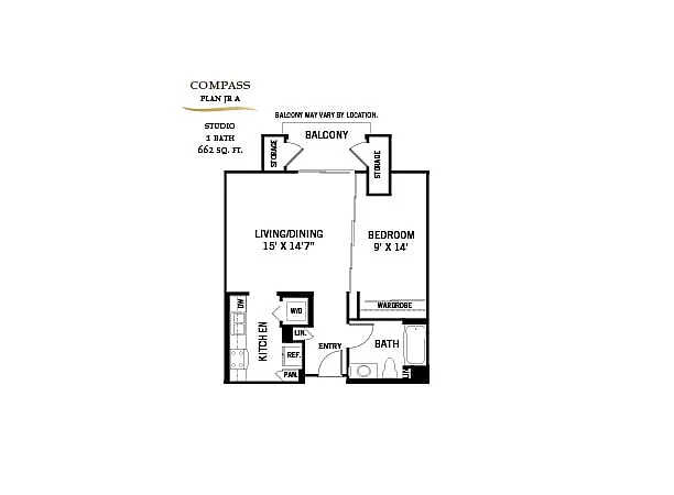 Floor plan Compass