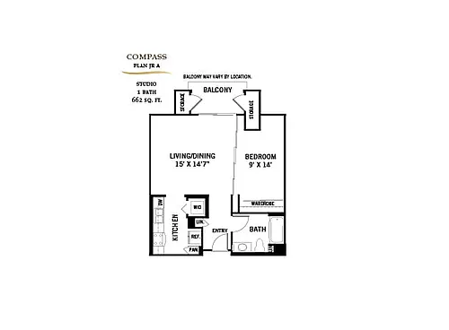 Floor plan Compass