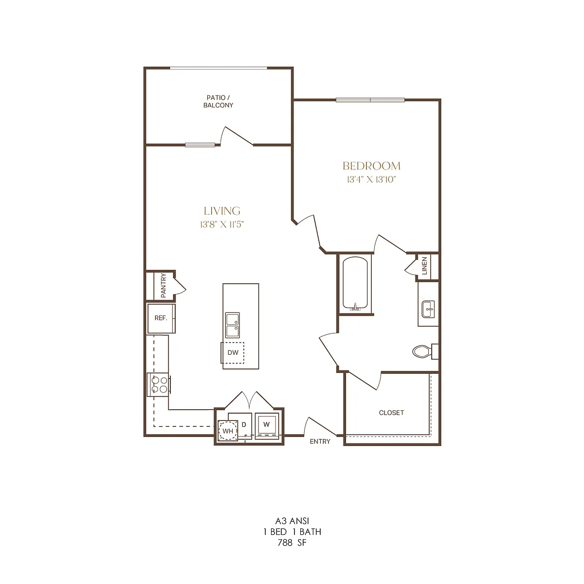 Floor plan A3 ADA