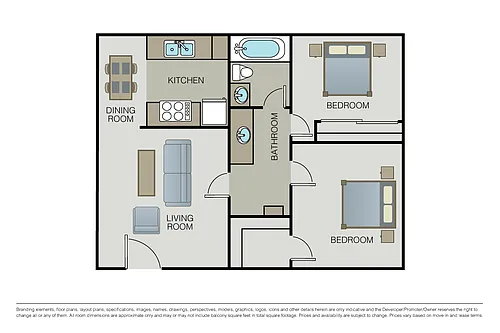 Floor plan Plan 2A